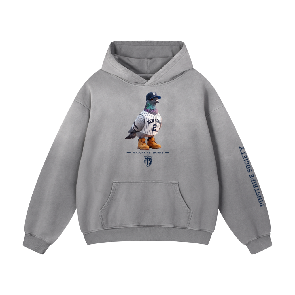 Pinstripe Society Borough Bird No. 2 Concrete Fade Hoodie