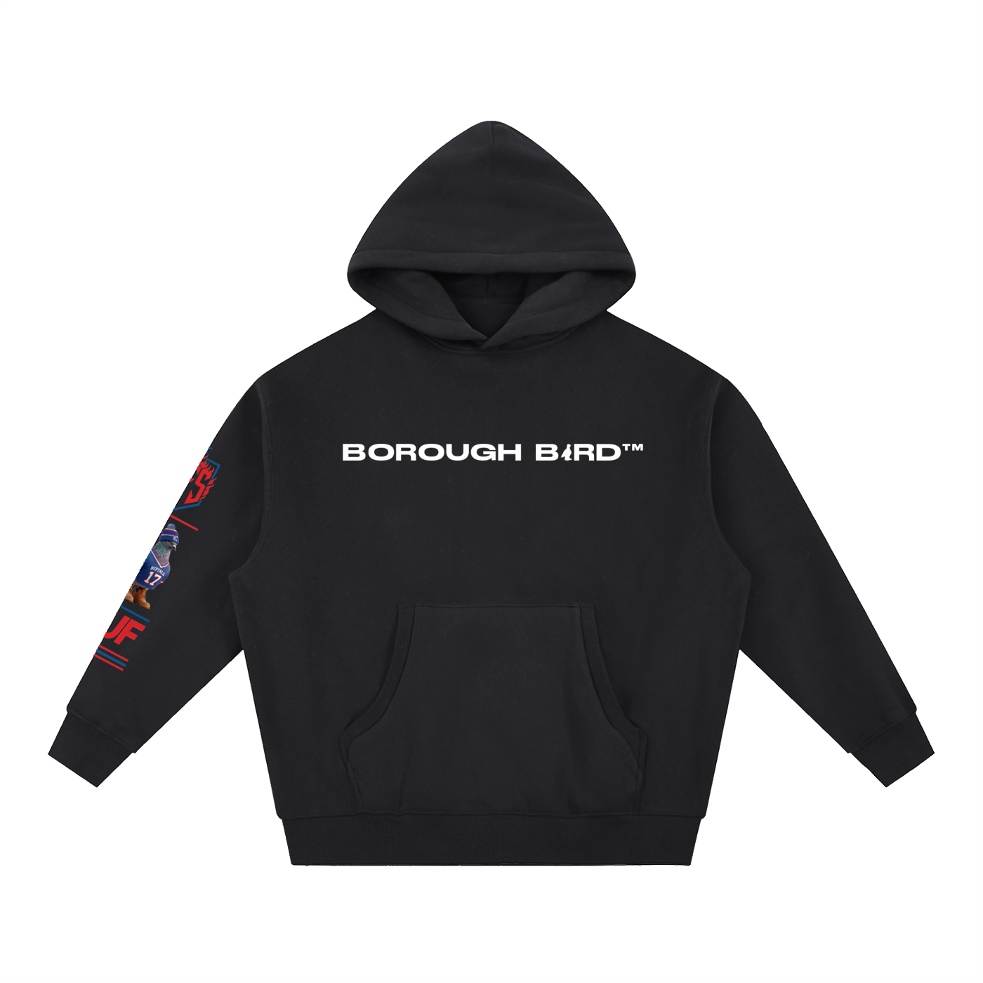 Essential Oversized Boxy Fit Fleece Hoodie