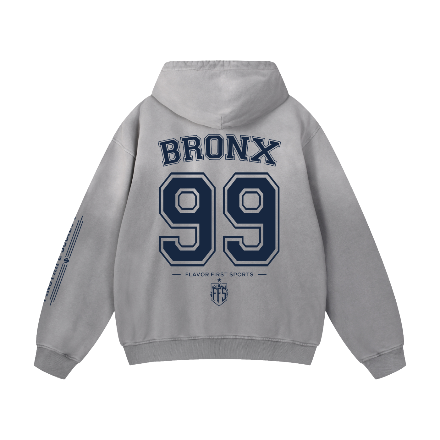 Pinstripe Society Borough Bird No. 99 Concrete Fade Hoodie