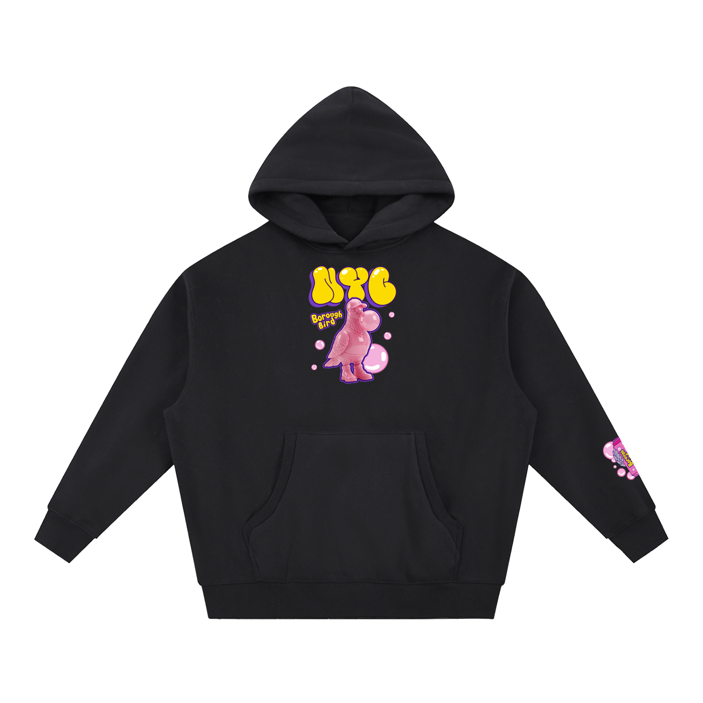 Essential Oversized Boxy Fit Fleece Hoodie