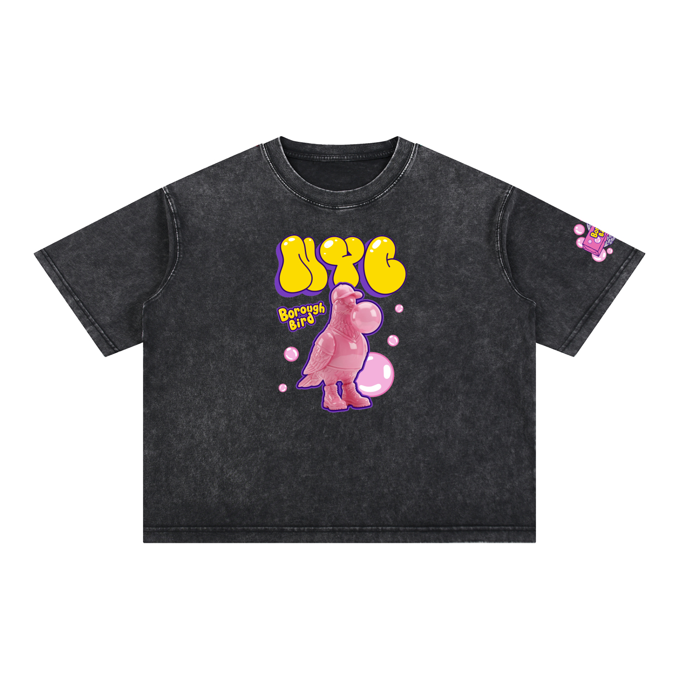 Mineral Wash Boxy Cotton T-Shirt