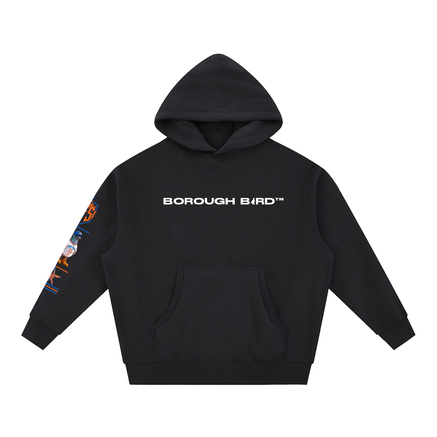 Essential Oversized Boxy Fit Fleece Hoodie