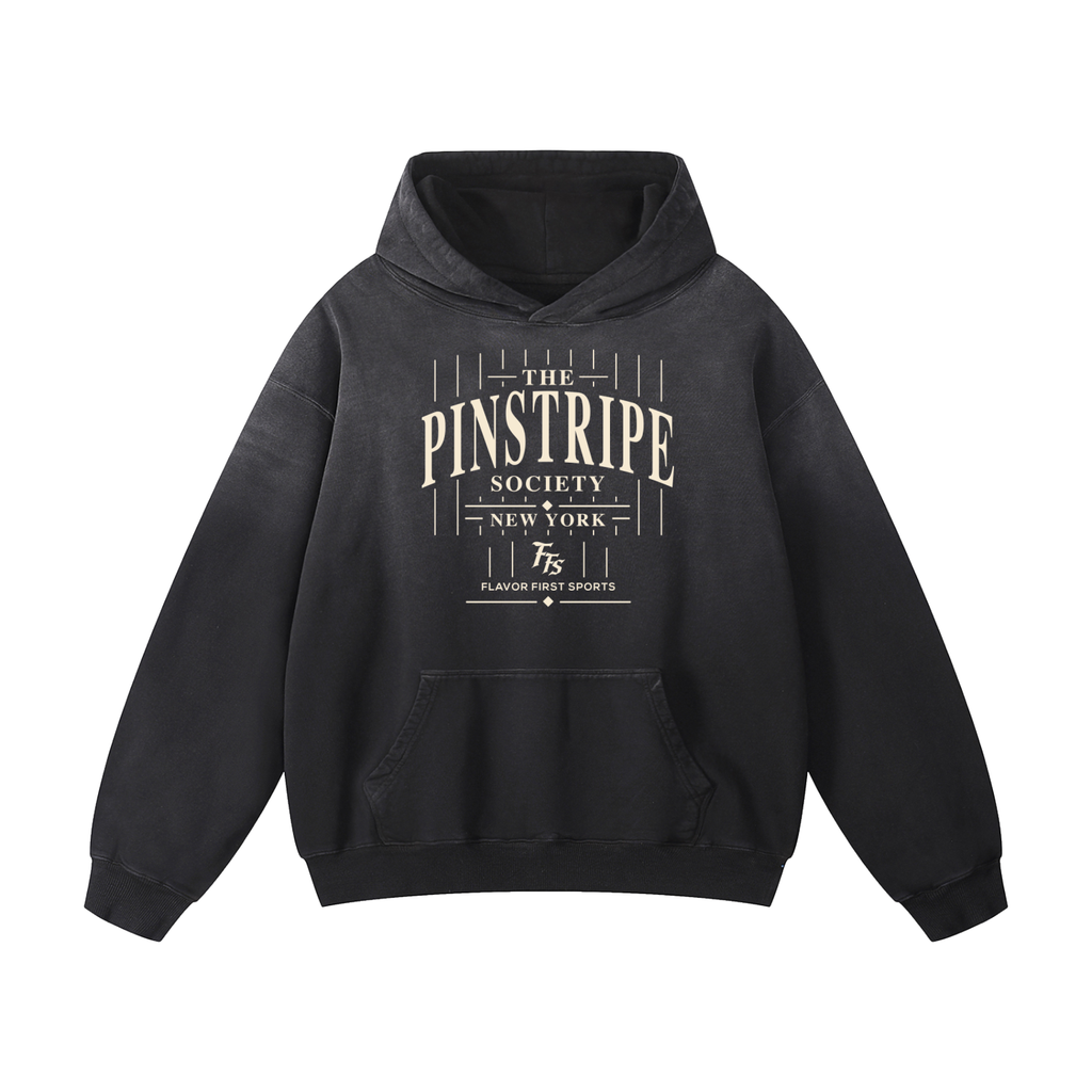 Pinstripe Society No. 99 Concrete Fade Hoodie