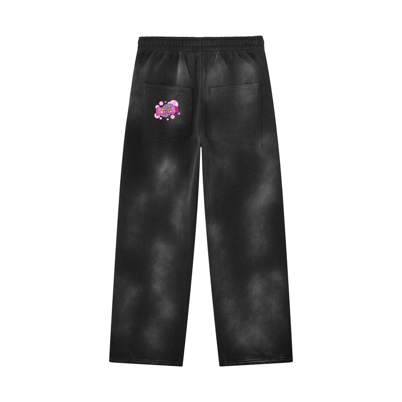 Unisex Sunfade Wide Leg Fleece Sweatpants