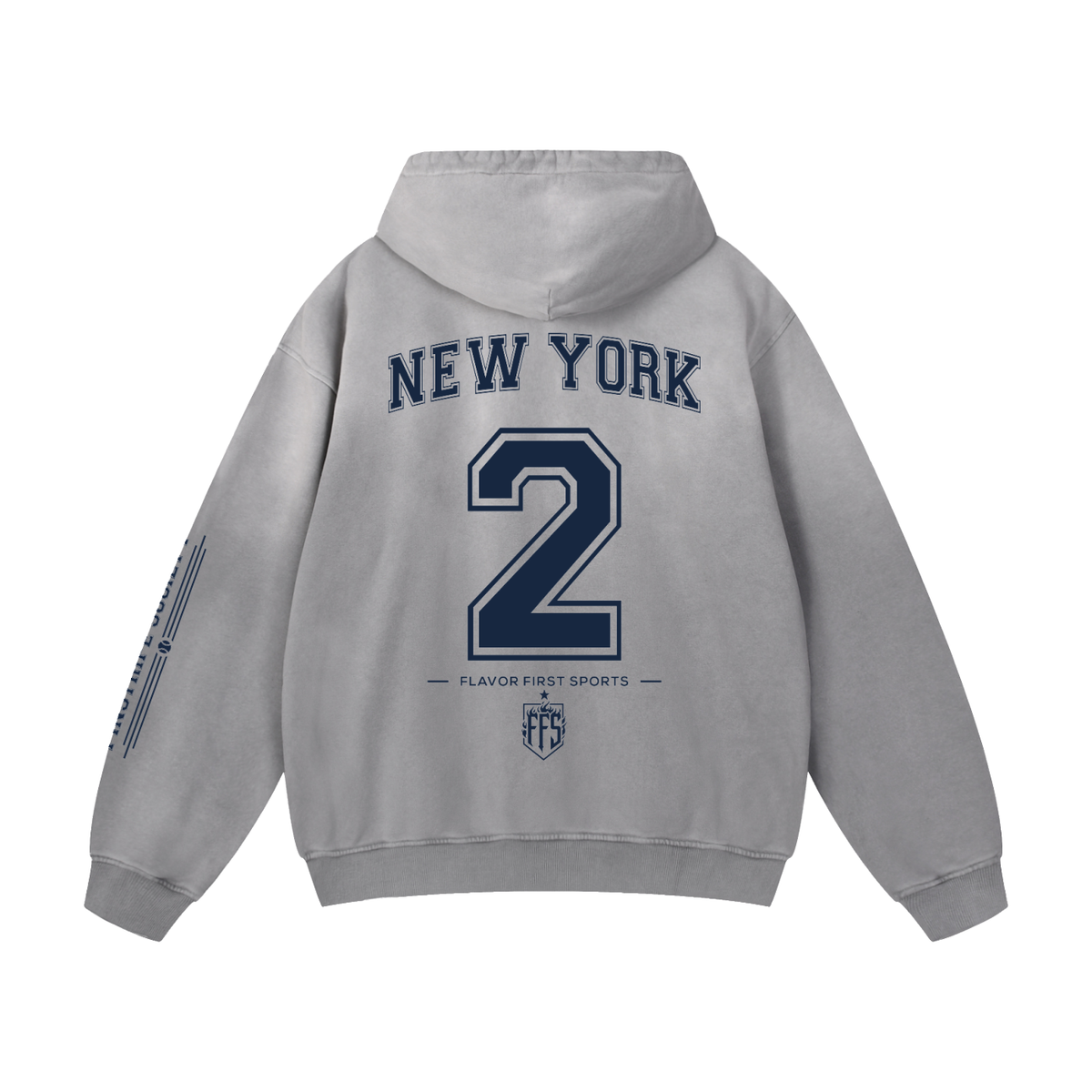 Pinstripe Society Borough Bird No. 2 Concrete Fade Hoodie