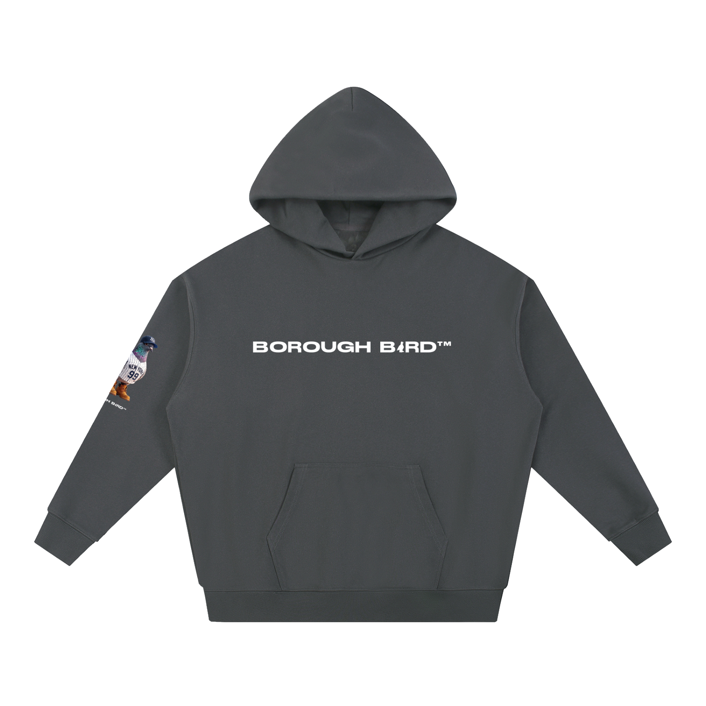 Bronx Borough Bird No. 99 Heavyweight Hoodie – Pinstripe Legacy Edition