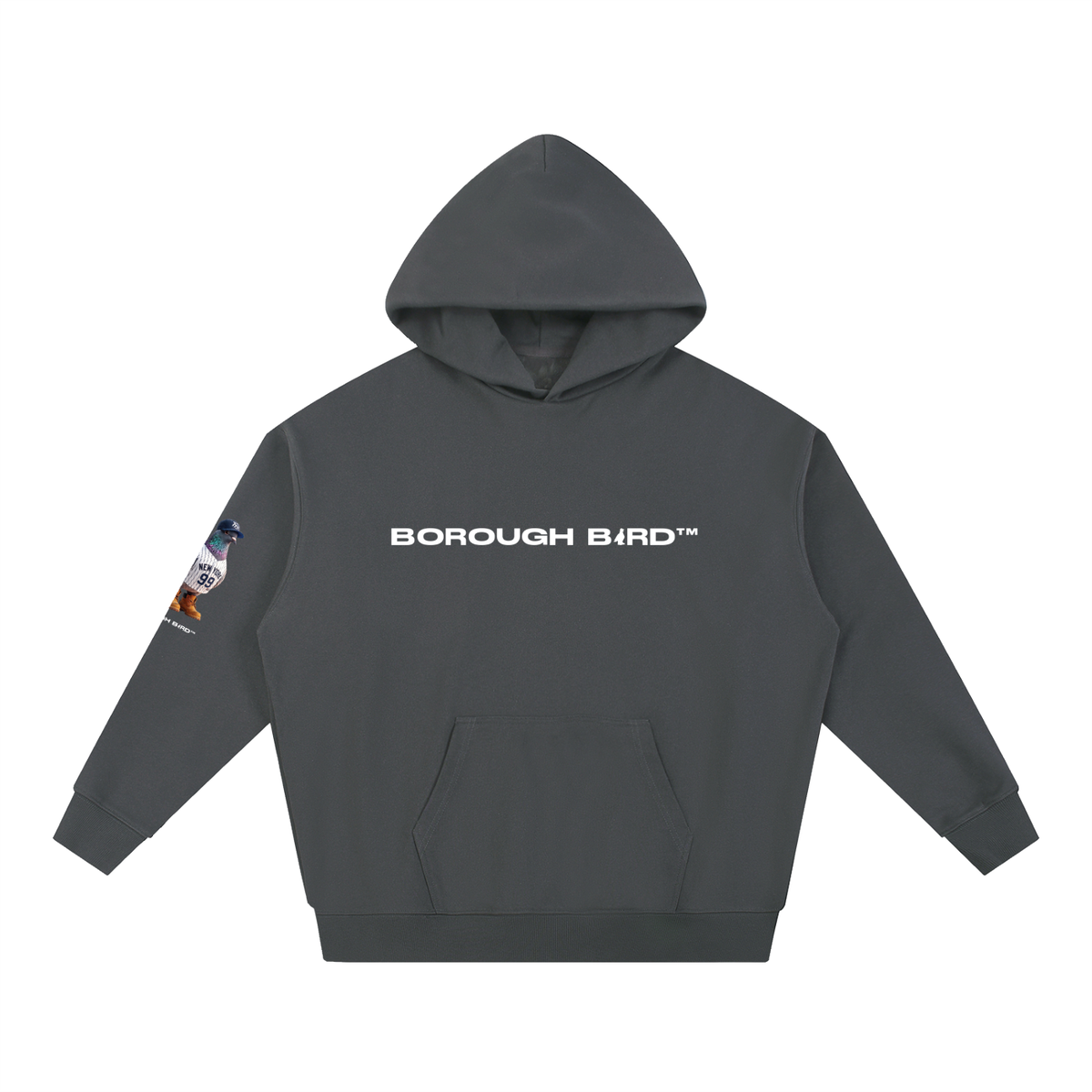 Bronx Borough Bird No. 99 Heavyweight Hoodie – Pinstripe Legacy Edition