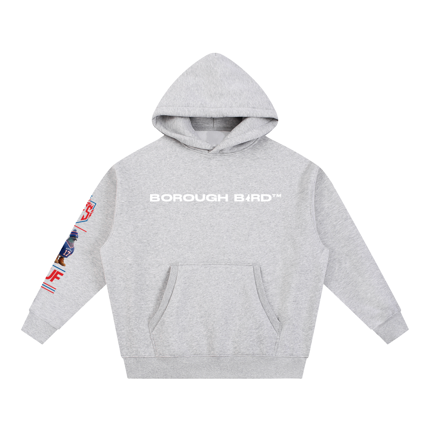 Essential Oversized Boxy Fit Fleece Hoodie
