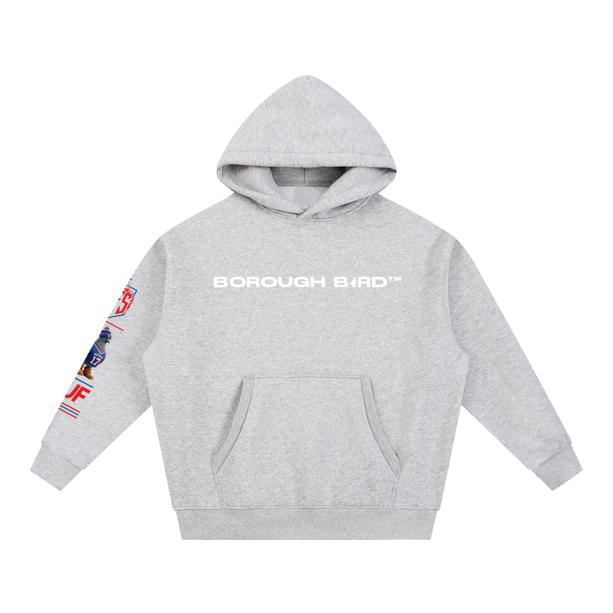 Essential Oversized Boxy Fit Fleece Hoodie