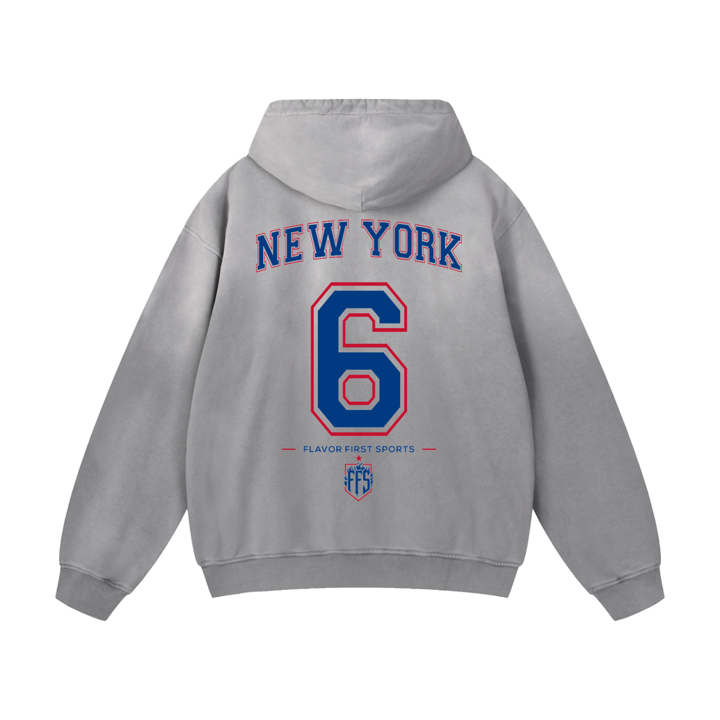 Blue Empire Borough Bird No. 6 Concrete Fade Hoodie
