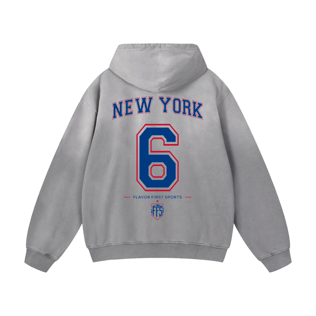 Blue Empire Borough Bird No. 6 Concrete Fade Hoodie