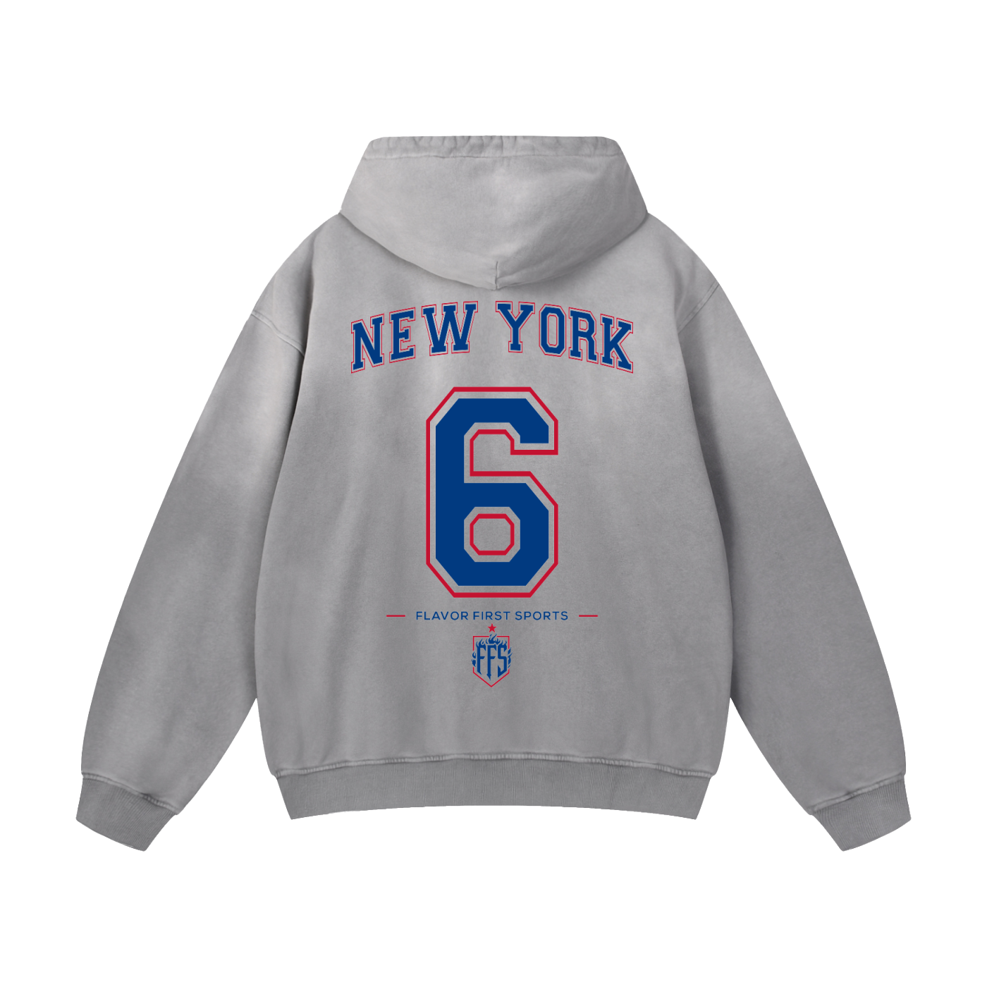 Blue Empire Borough Bird No. 6 Concrete Fade Hoodie