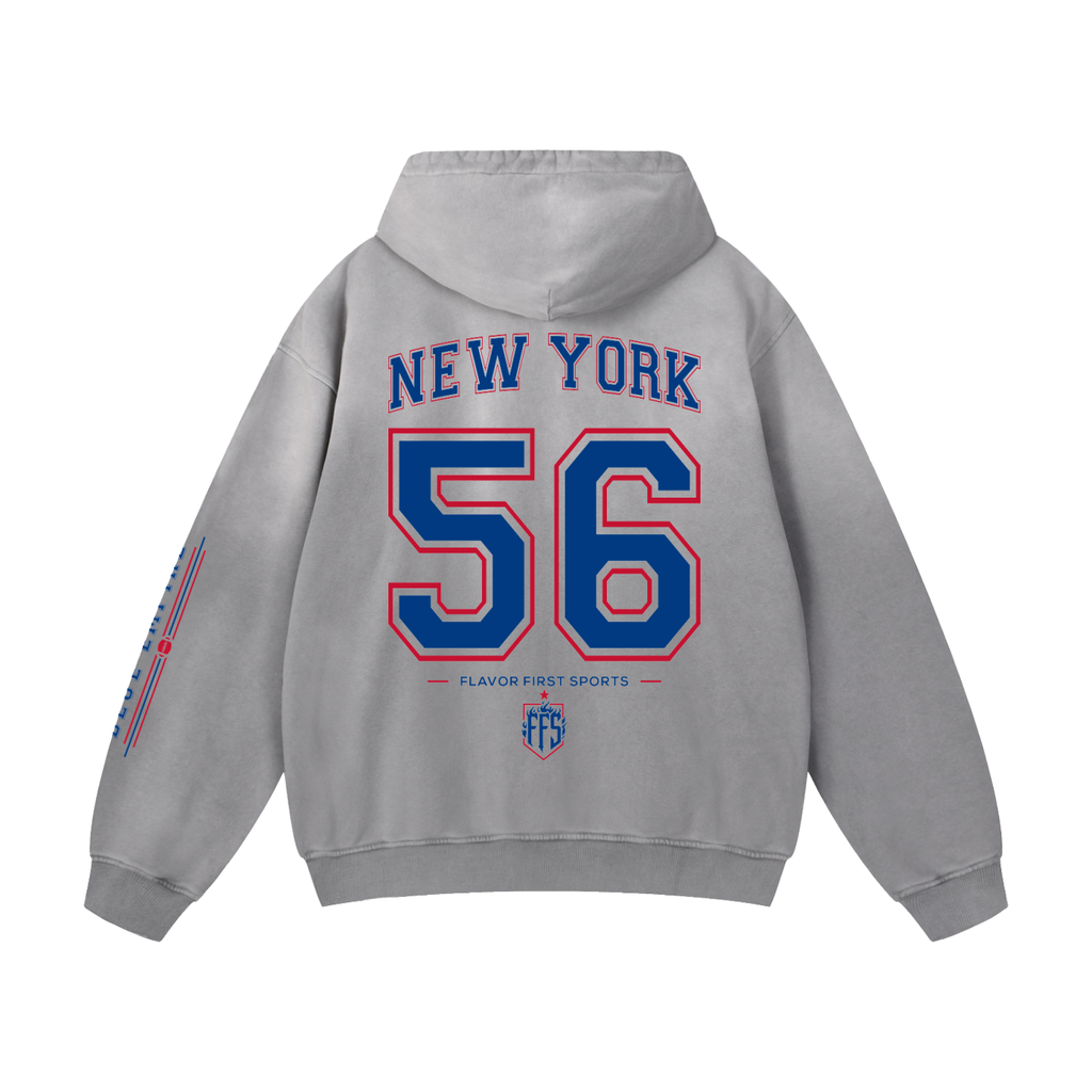Blue Empire Borough Bird No. 56 Concrete Fade Hoodie