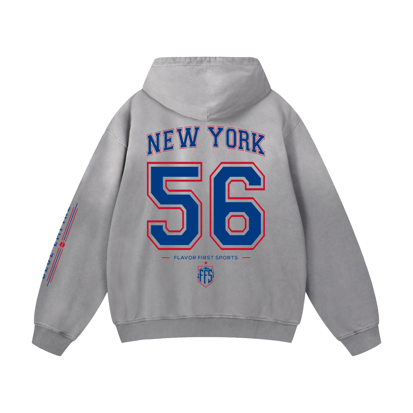 Blue Empire Borough Bird No. 56 Concrete Fade Hoodie