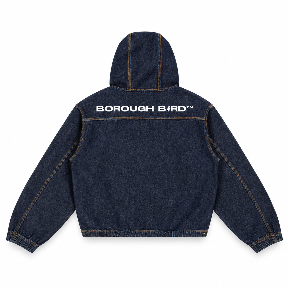 Borough Bird No. 17 Hooded Denim Jacket — Vintage Wash Edition