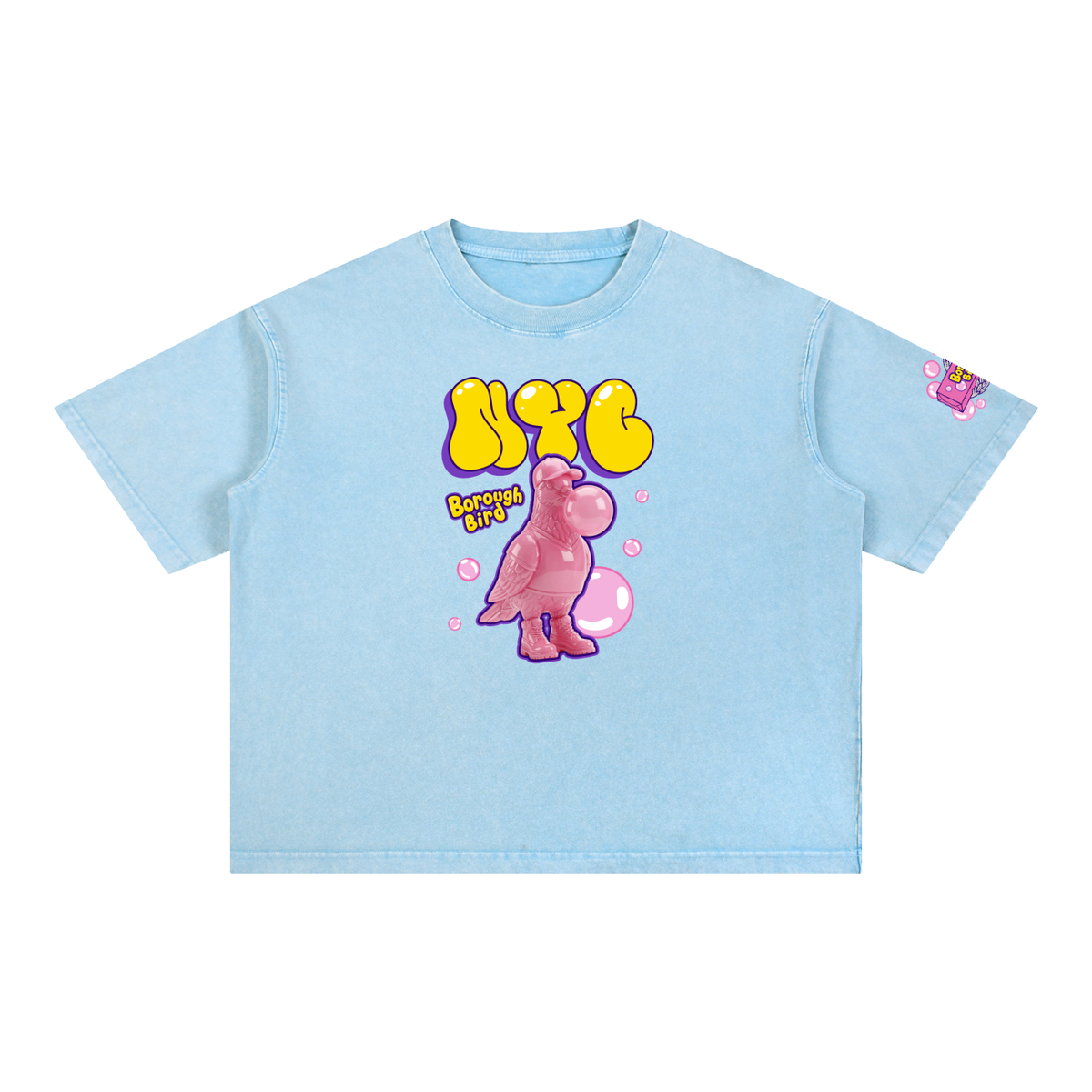 Mineral Wash Boxy Cotton T-Shirt