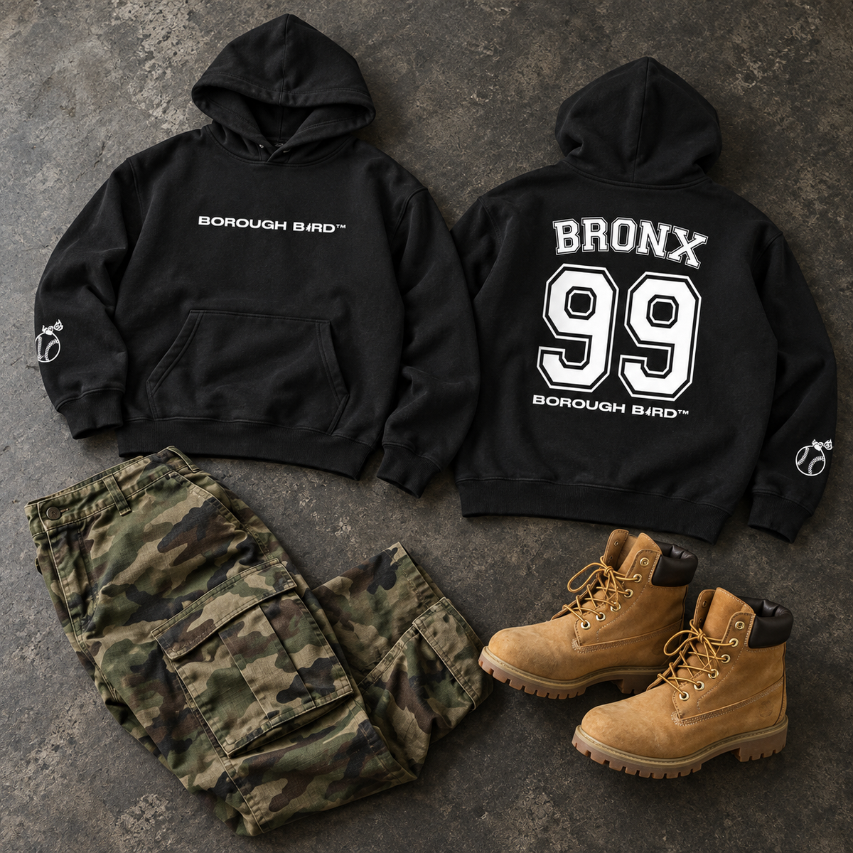 Bronx No. 99 Heavyweight Hoodie – Pinstripe Society Edition