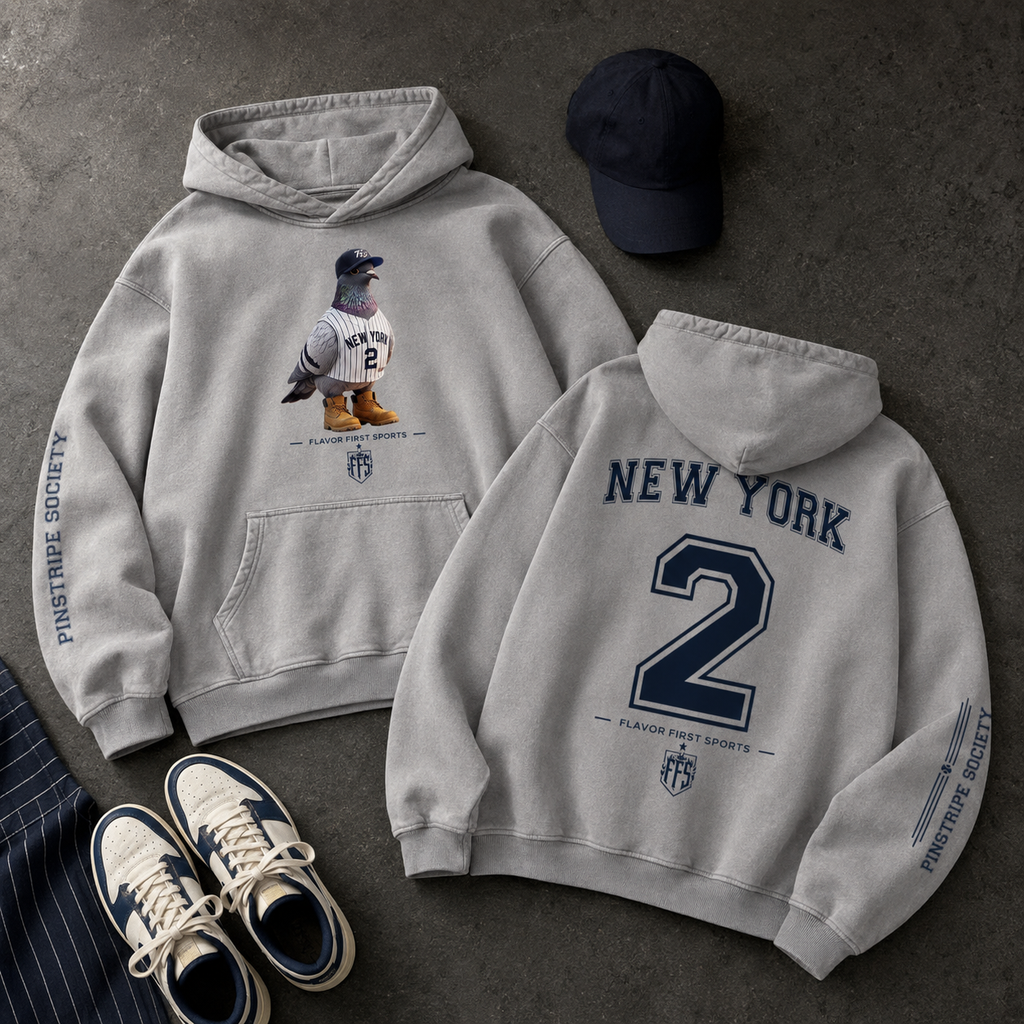 Pinstripe Society Borough Bird No. 2 Concrete Fade Hoodie