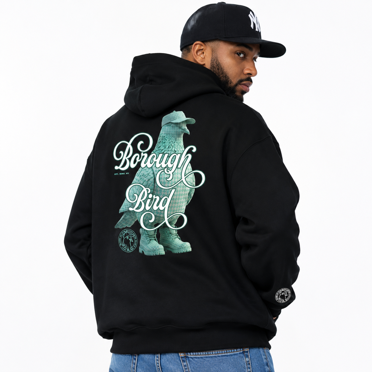 Borough Bird™ “Mint Condition” Signature Script Oversized Hoodie | Limited Edition
