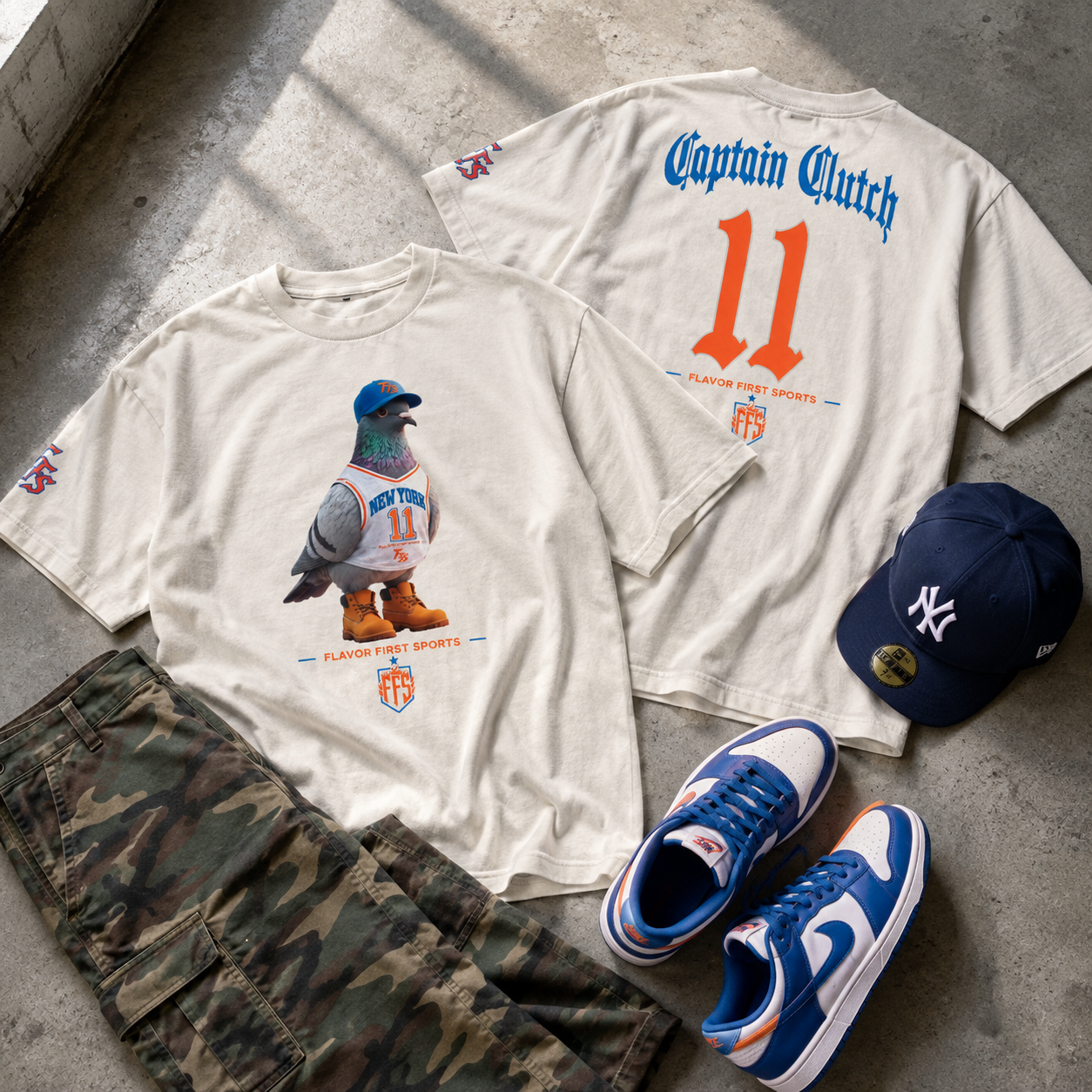 Borough Bird No. 11 Oversized Tee – Mecca Club Edition