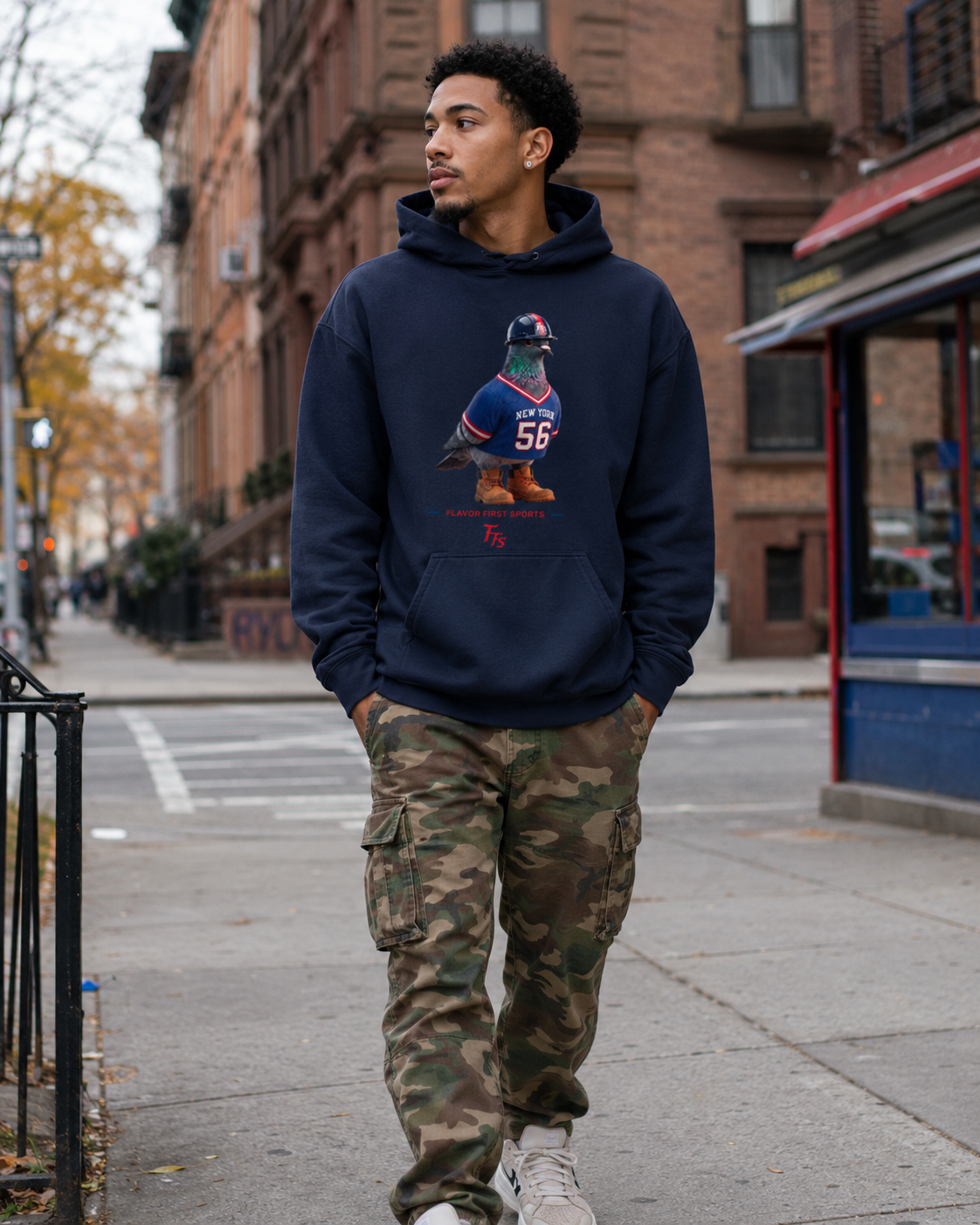 Borough Bird No. 56 Hoodie – Big Blue Edition