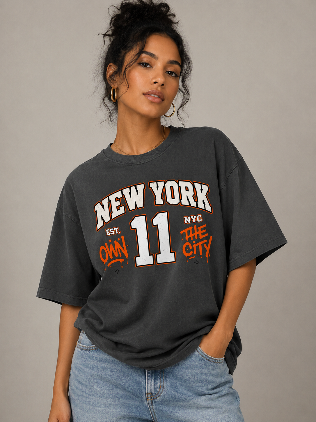 CLUTCH No. 11 Own the City Oversized Tee