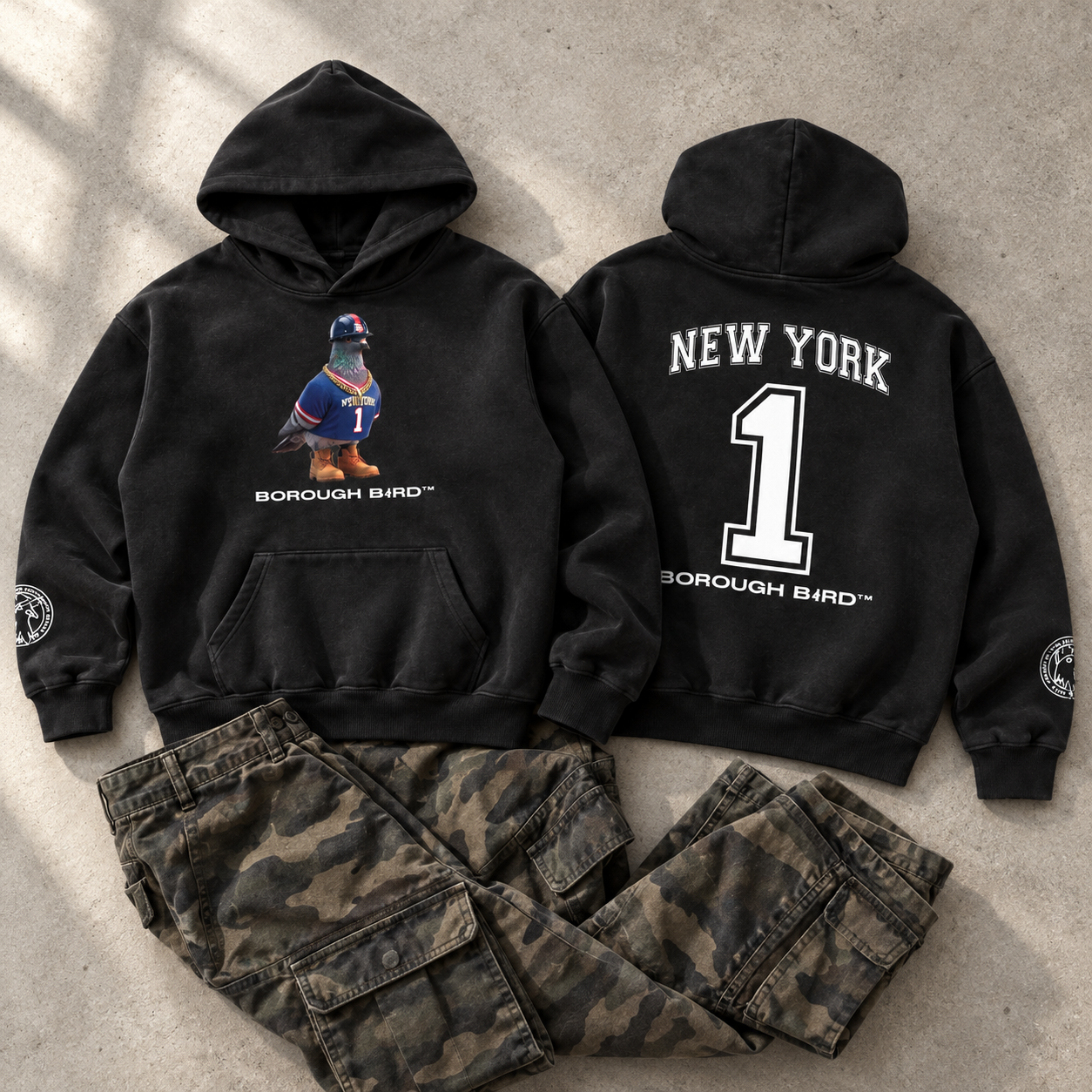 Borough Bird No. 1 Heavyweight Hoodie — New York Edition
