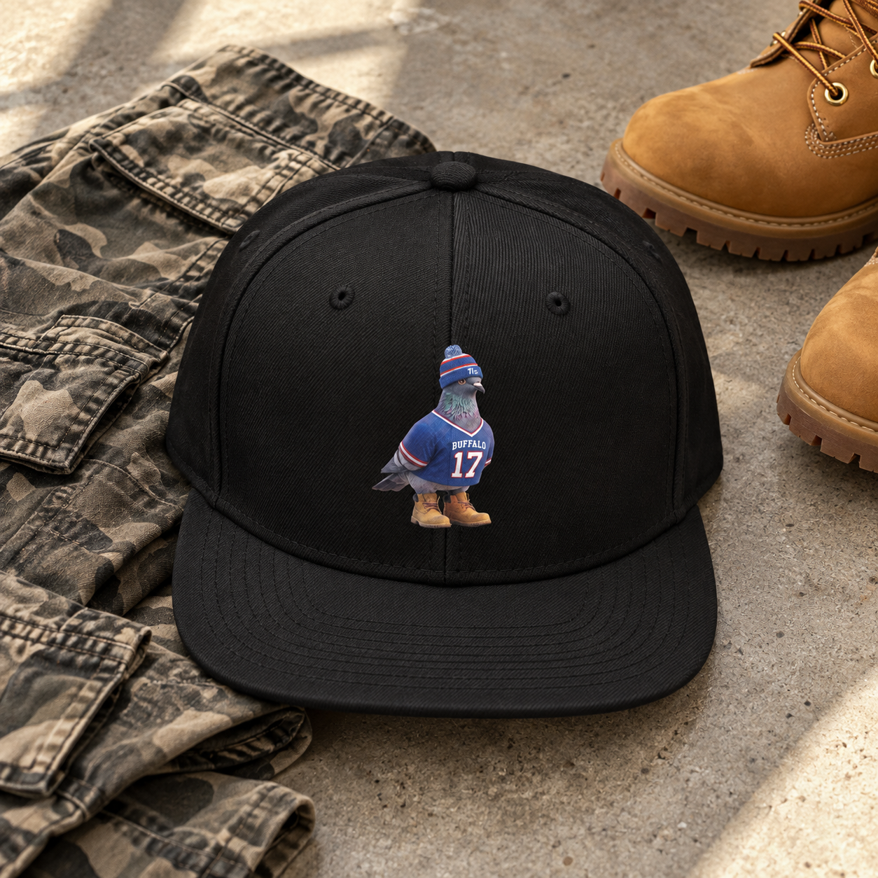 Borough Bird No. 17 Snapback – Whiteout Edition