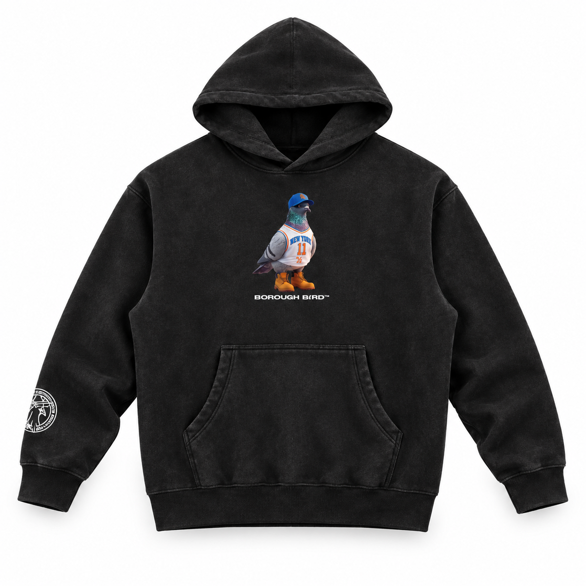 Borough Bird No. 11 Oversized Fleece Hoodie — Captain Clutch Edition