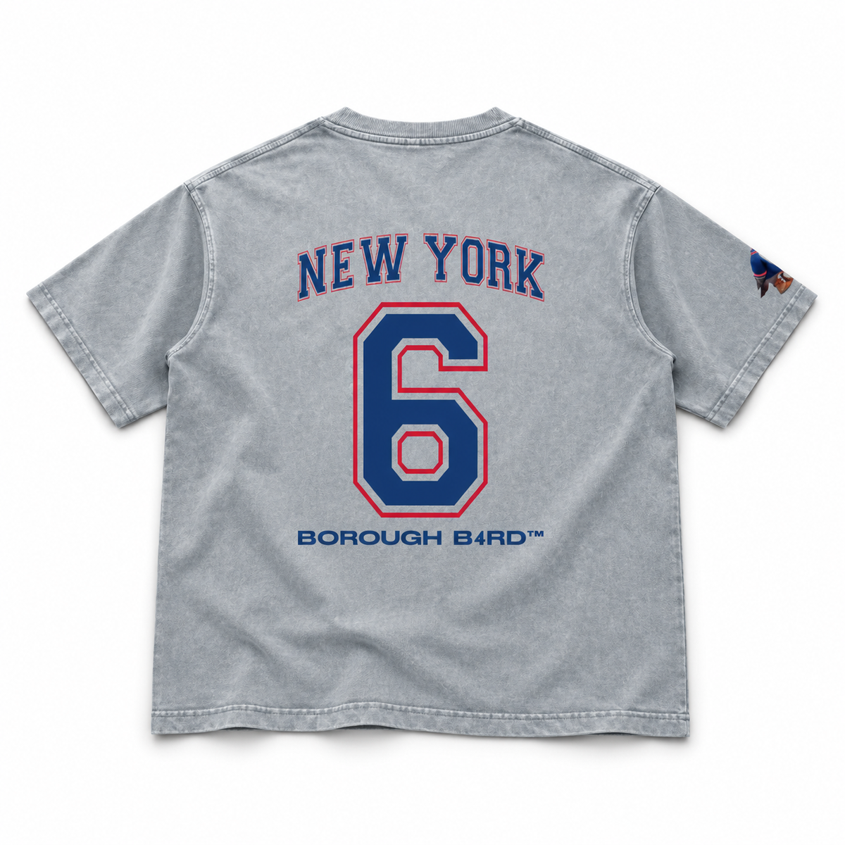 New York No. 6 Mineral Wash Oversized Tee