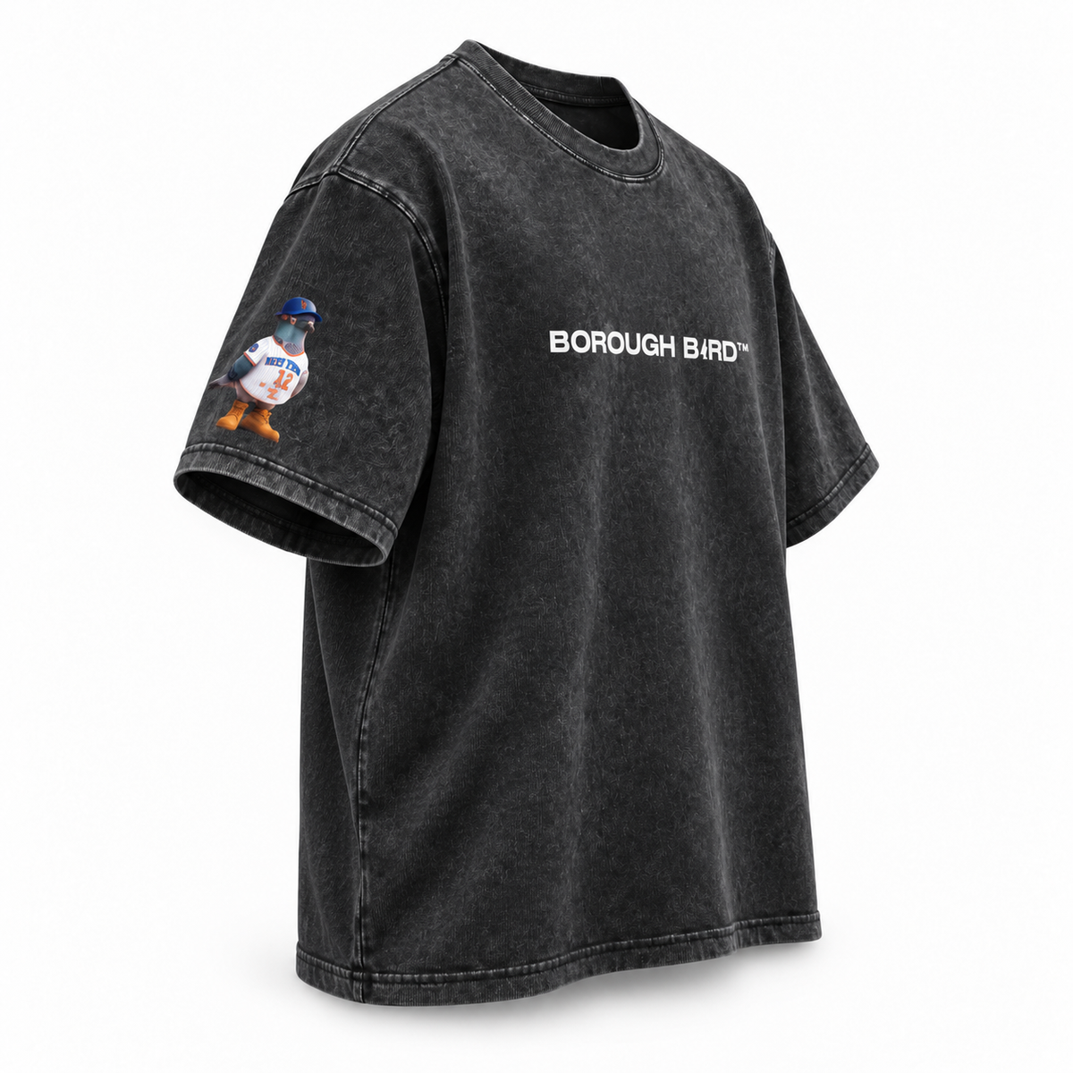 Borough Bird Captain Clutch No. 11 Oversized Tee – Mecca Edition