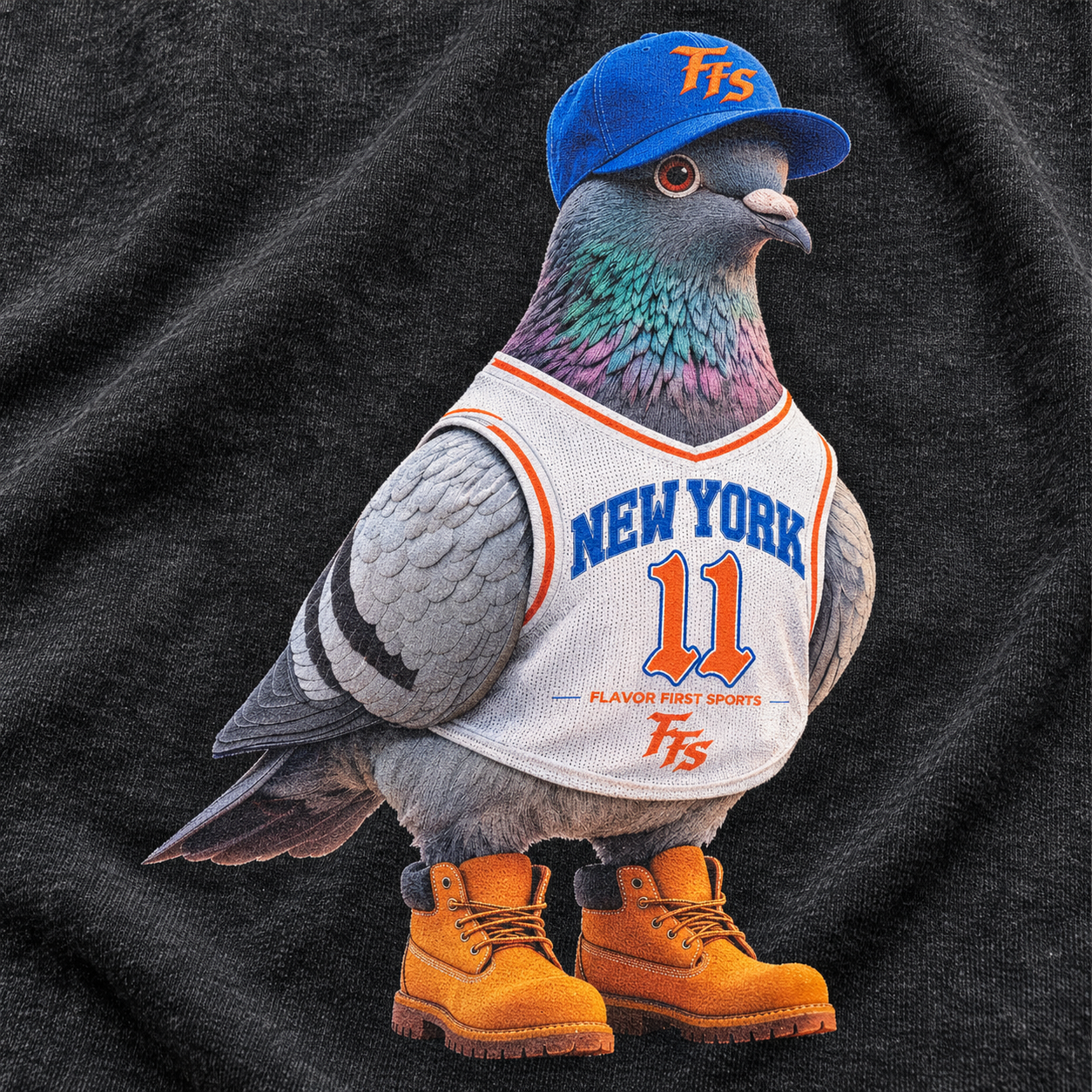 Borough Bird Captain Clutch No. 11 Oversized Tee – Mecca Edition