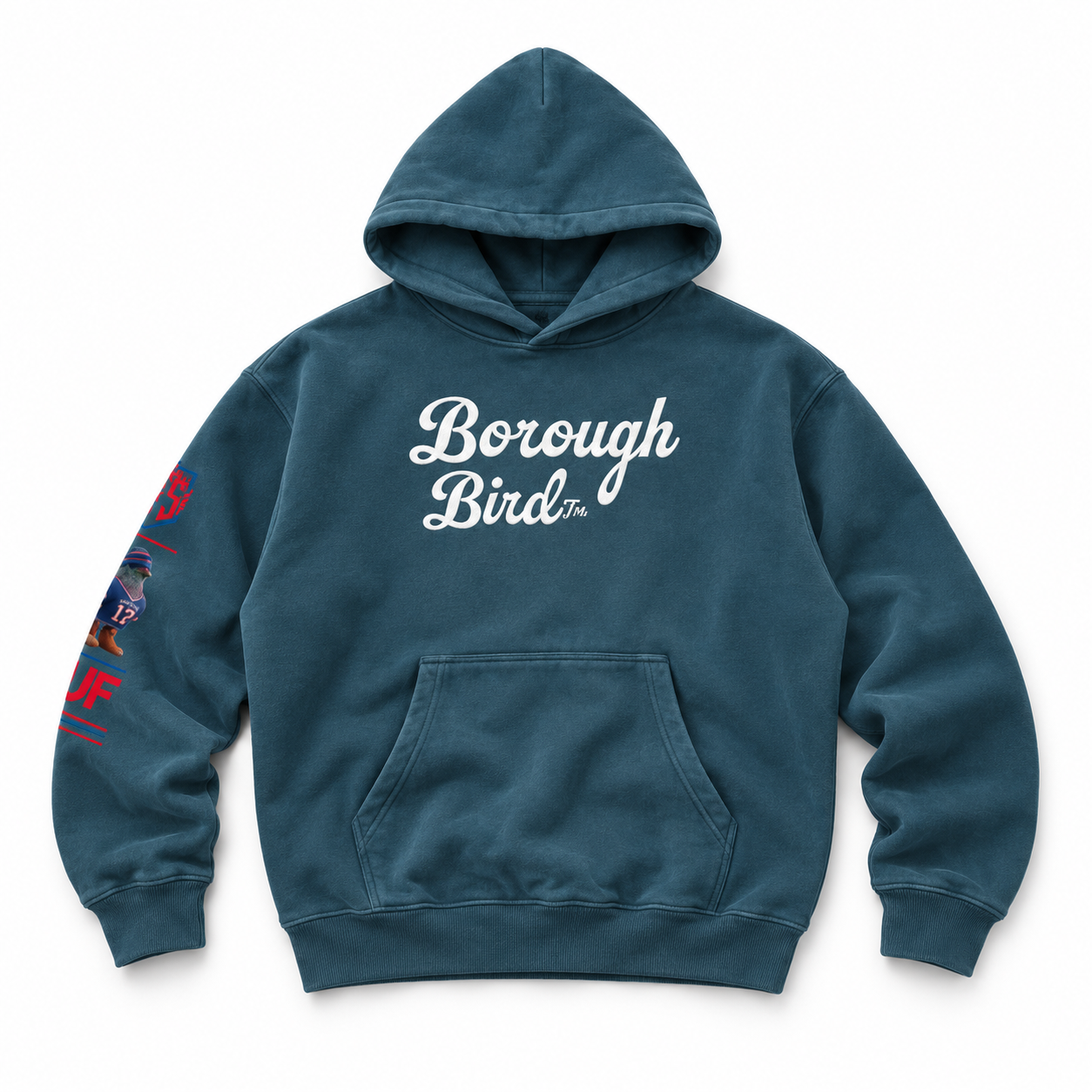 Buffalo Borough Bird No. 17 Mineral-Wash Hoodie