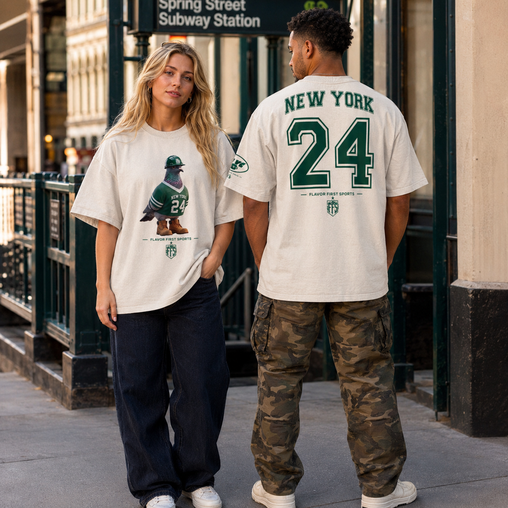 Gotham Borough Bird No. 24 Oversized Tee | New York