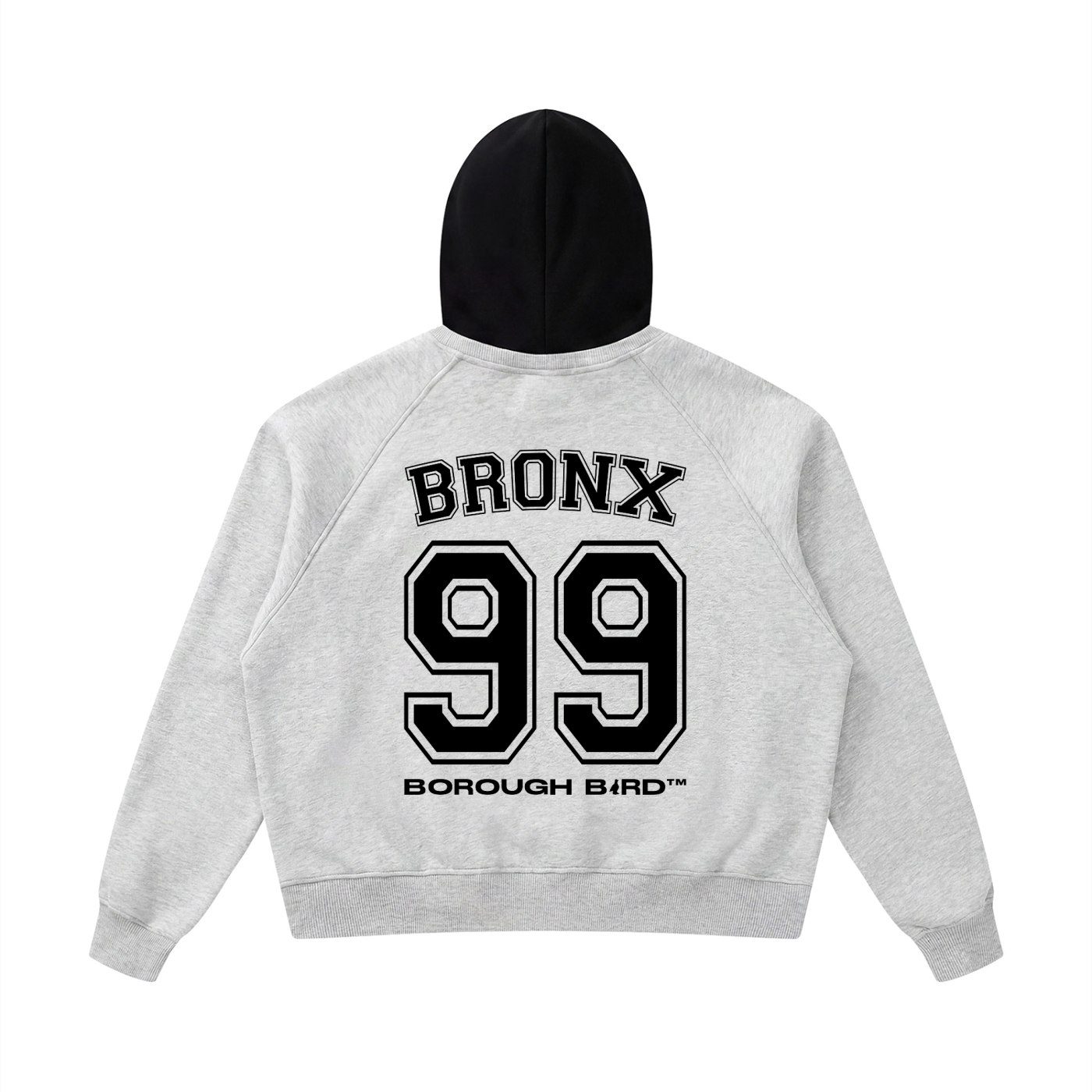 Borough Bird™ Concrete Contrast Hoodie