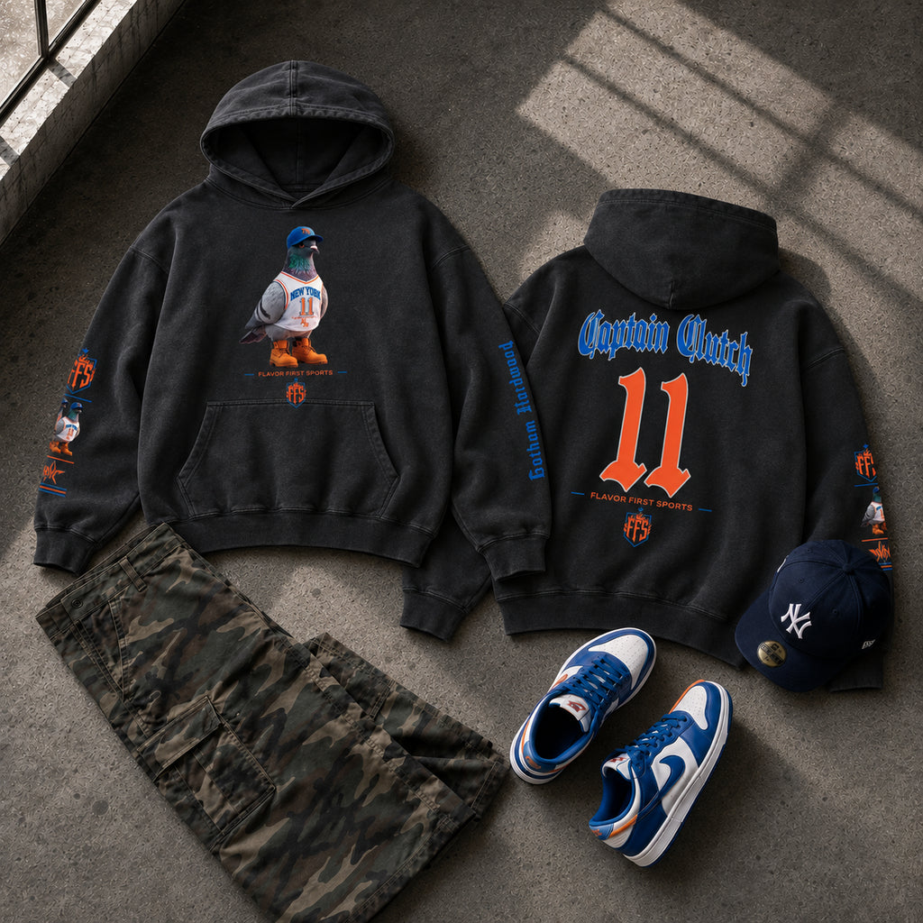 BOROUGH BIRD NO. 11 HEAVYWEIGHT SUNFADE HOODIE — LIMITED EDITION