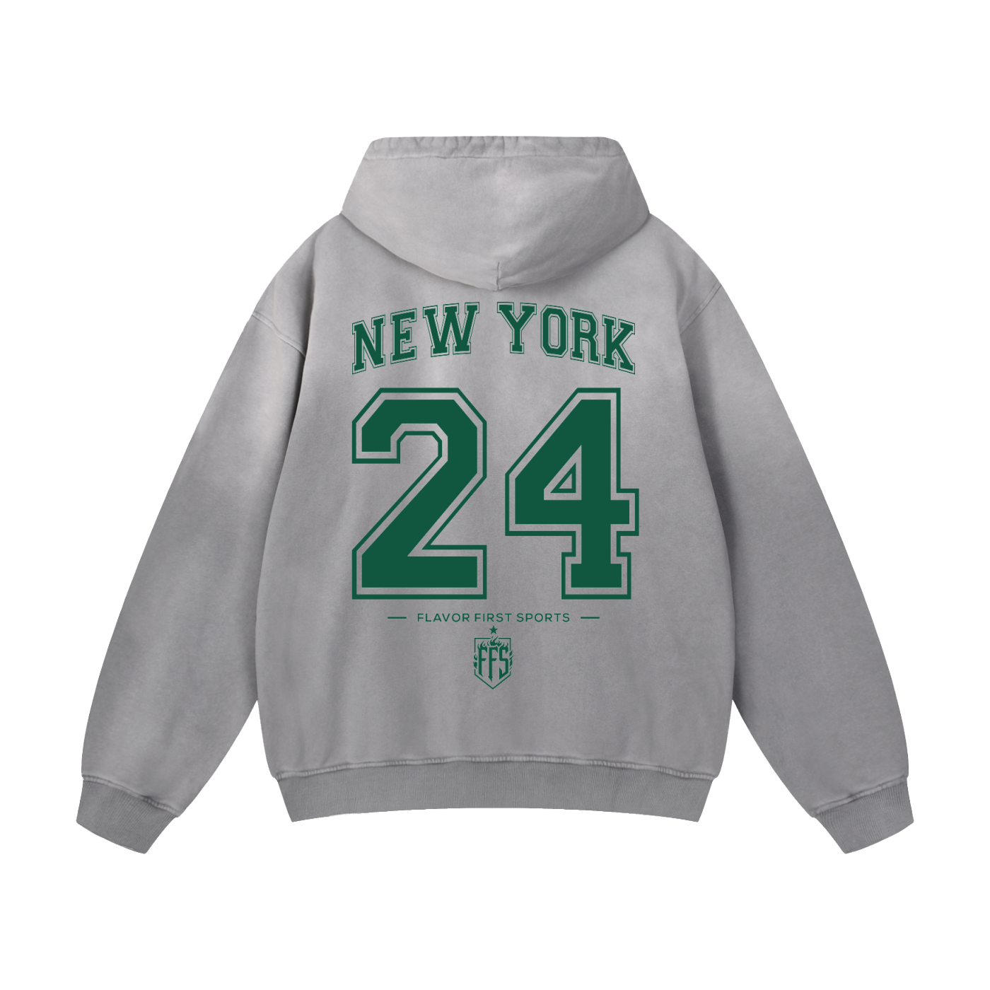 Gotham Borough Bird No. 24 Concrete Fade Hoodie