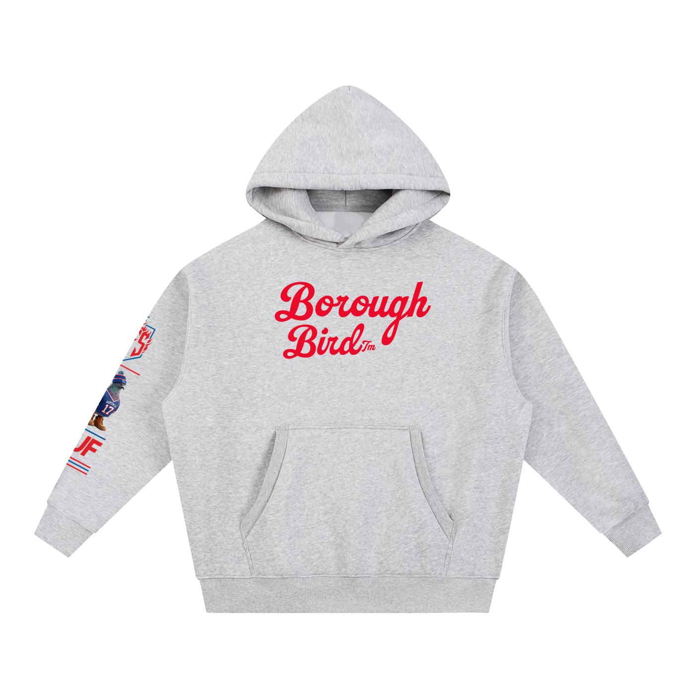 Essential Oversized Boxy Fit Fleece Hoodie