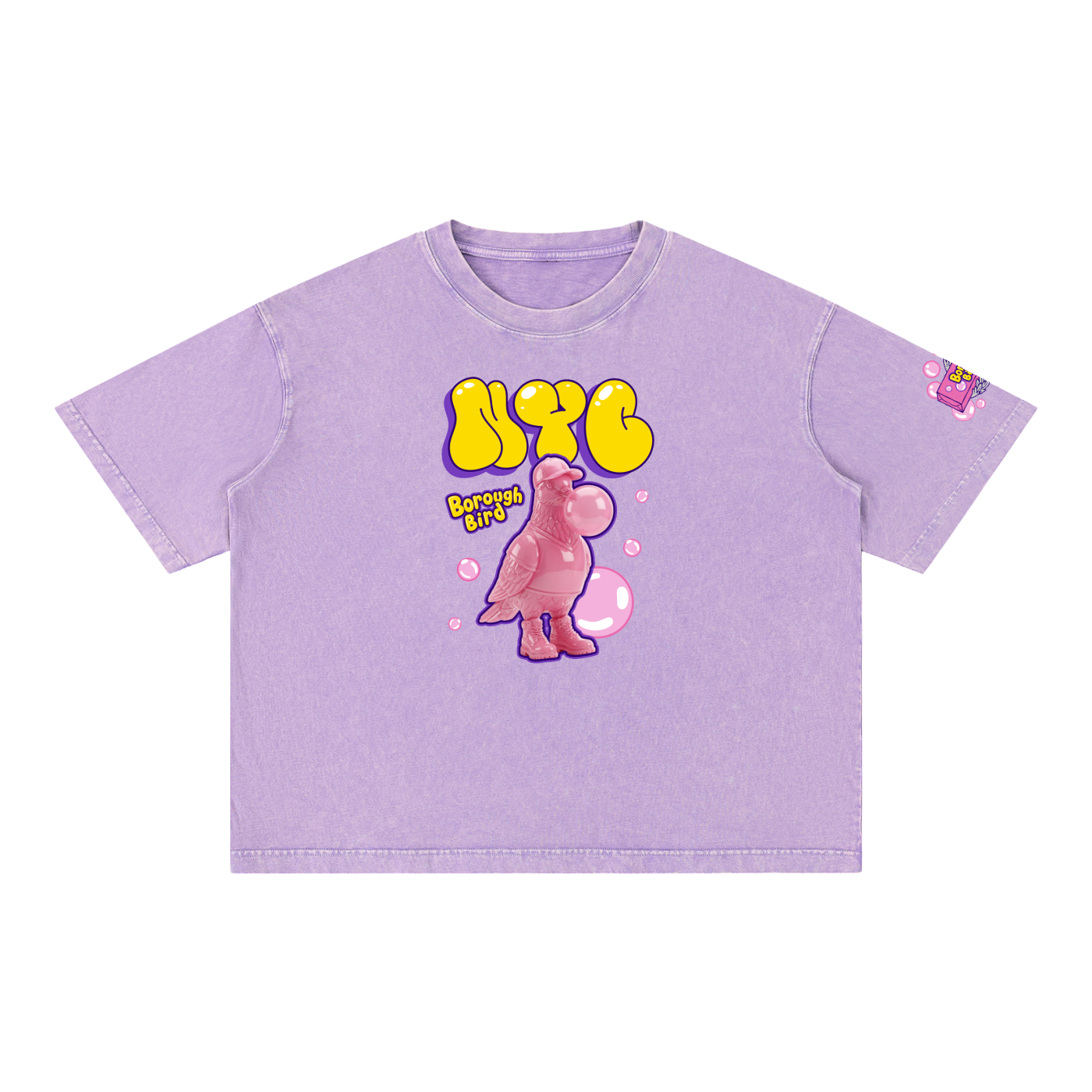 Mineral Wash Boxy Cotton T-Shirt