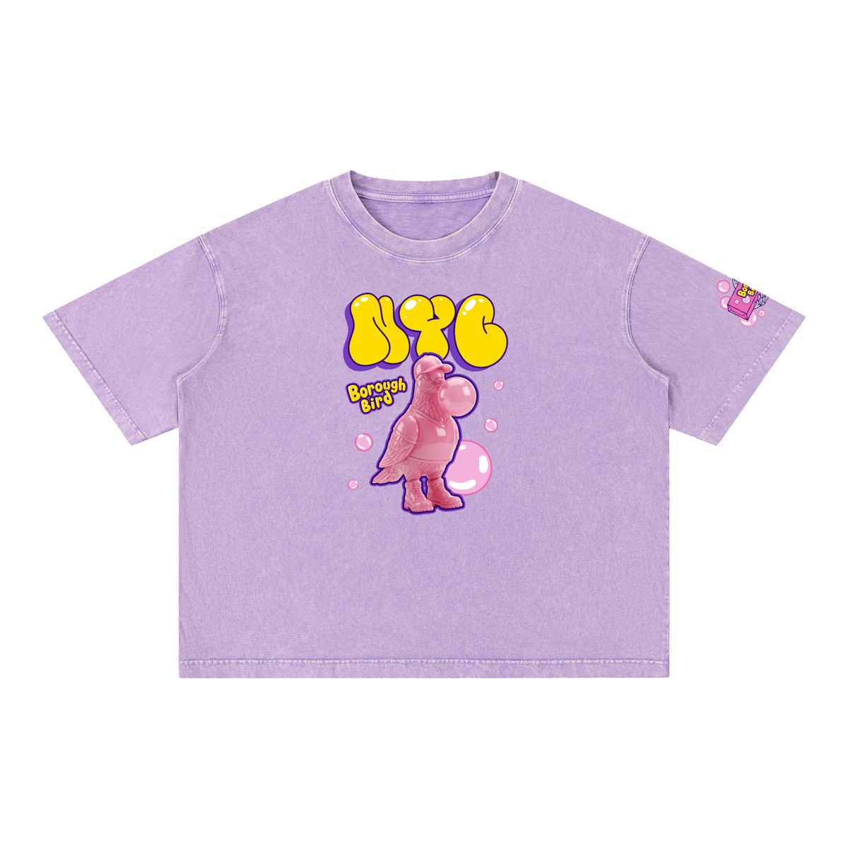 Mineral Wash Boxy Cotton T-Shirt