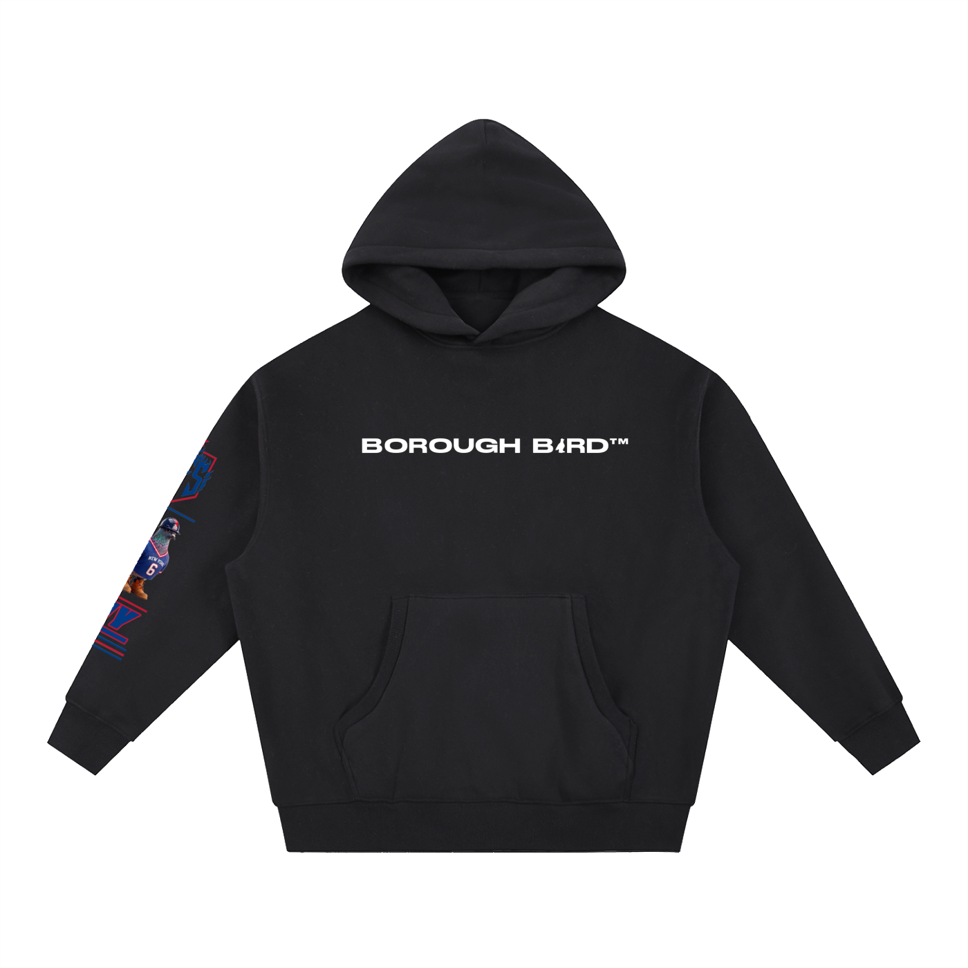 Essential Oversized Boxy Fit Fleece Hoodie
