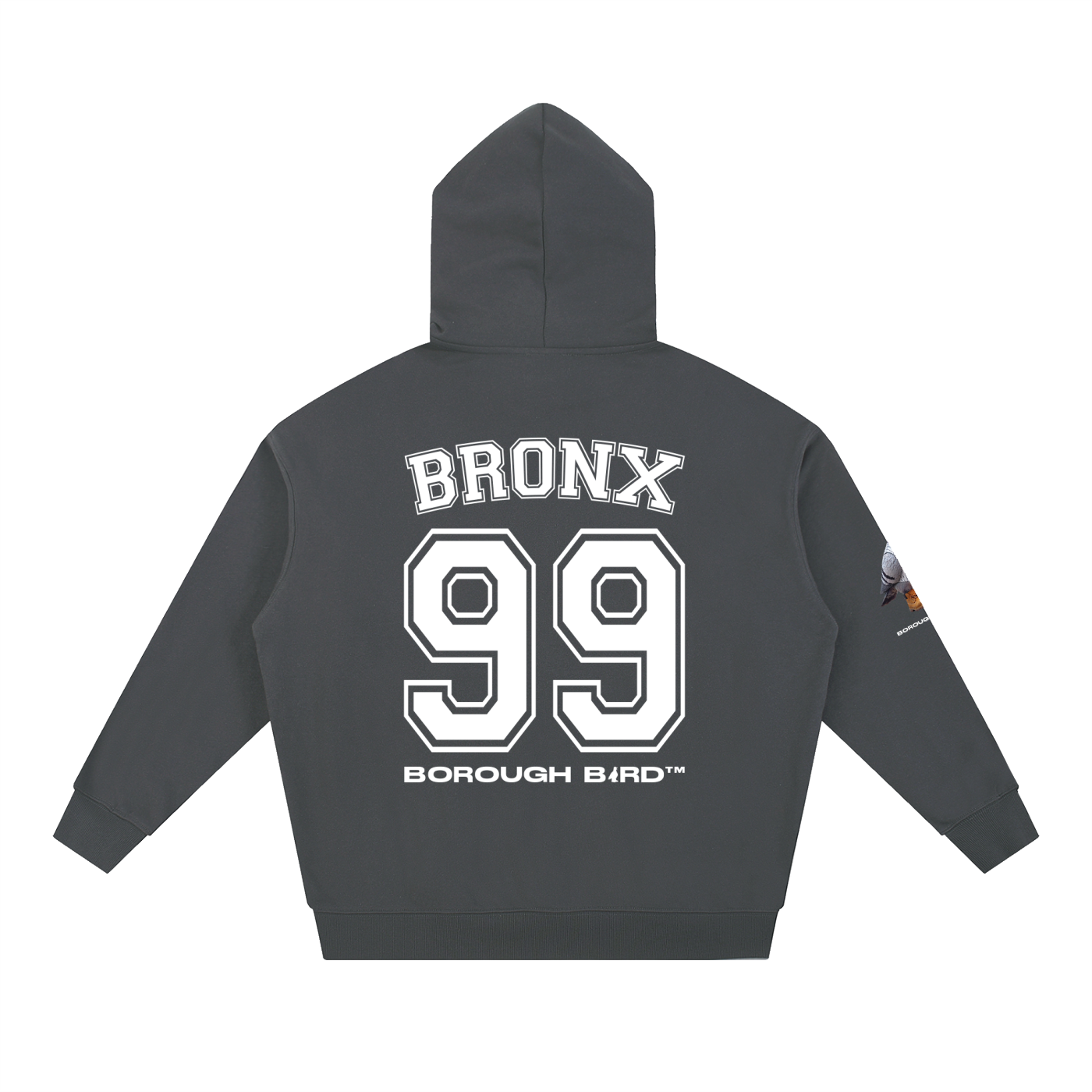 Bronx Borough Bird No. 99 Heavyweight Hoodie – Pinstripe Legacy Edition